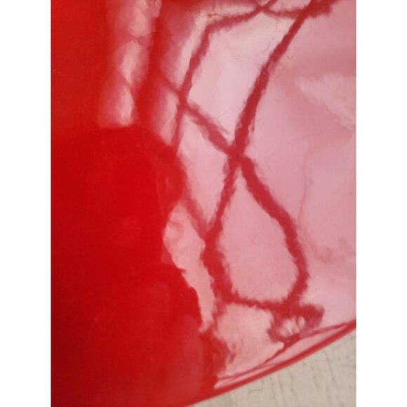 Ancora vintage red heart ceramic plate Valentine Italian - Picture 6 of 10